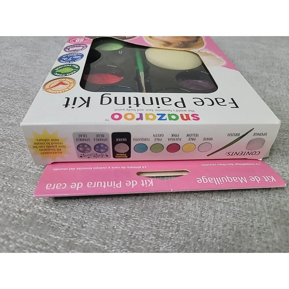 SNAZAROO Face Painting Kit - Multi‎ Colored with Instruction - Never Used